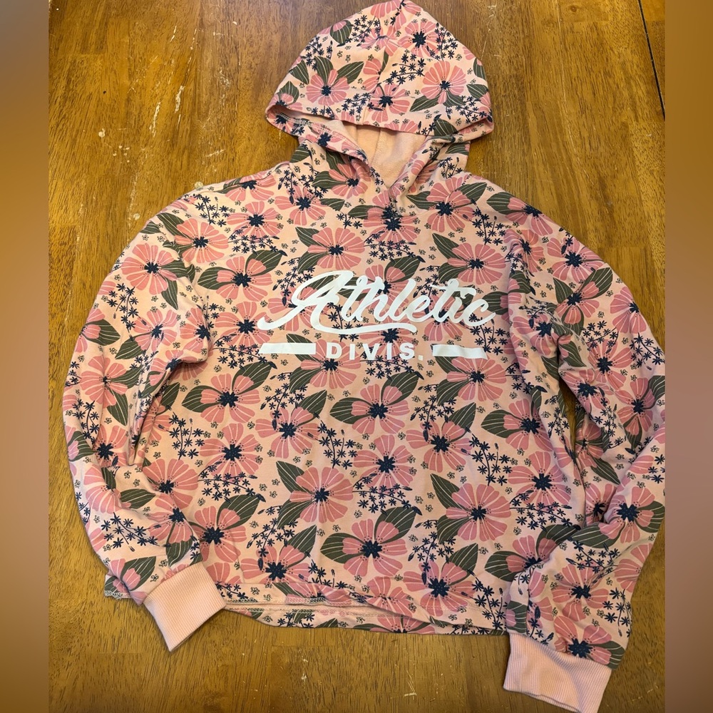 Tag Pink Floral Hoodie